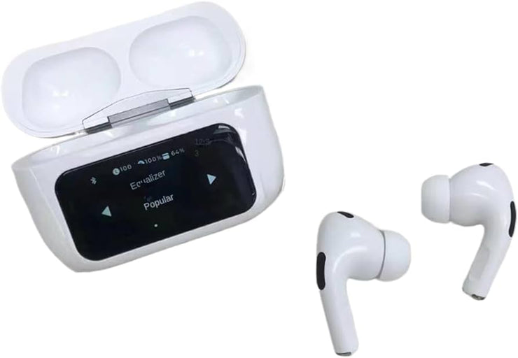 Airpods Pro 2+ ANC With Digital Screen ( New Model ) WITH FREE CASE