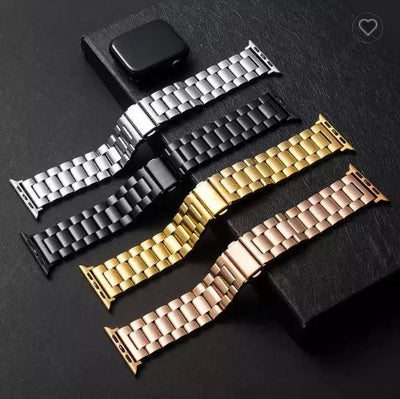 ROLEX STYLE STAINLESS STEEL CHAIN STRAPS