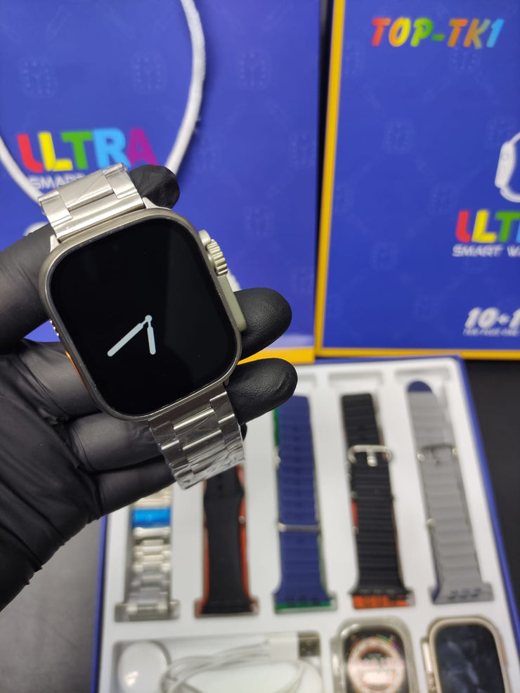 TK1 Ultra 10 in 1 watch, Watch Pouch Smartwatch