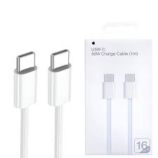 iPhone 16 Pro Max 60W Type C To C PD Fast Charging Nylon Cable